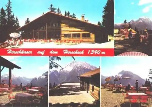 AK, Ramsau, Hirschkaser auf dem Hirscheck, 5 Abb., 1973