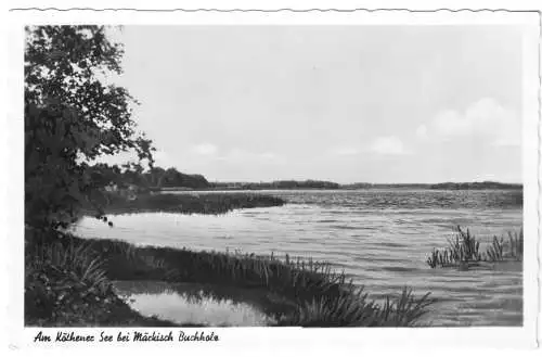 AK, Märkisch Buchholz Kr. Königs Wusterhausen, Partie am Köthener See, 1957