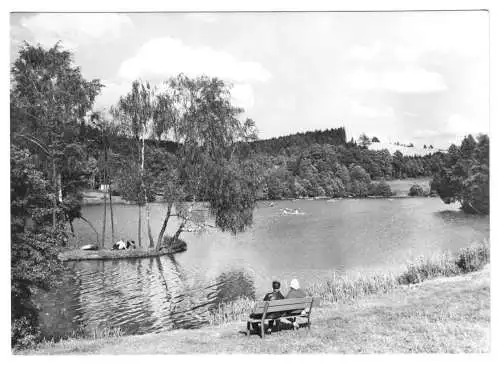 Ansichtskarte, Sohland a.d. Spree, Partie am Stausee, 1974