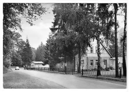 AK, Mägdesprung Harz, Selkemühle, Ferienheim der Deutschen Post, 1975