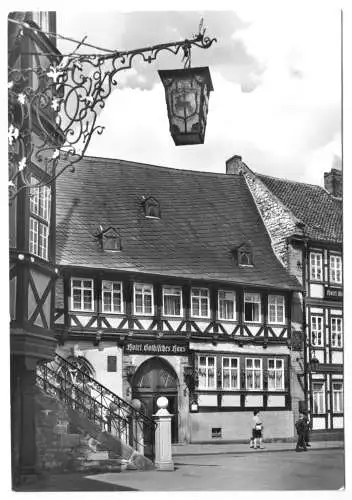 Ansichtskarte, Wernigerode Harz, HO-Hotel "Gothisches Haus", 1978