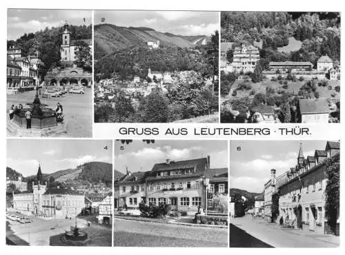 AK, Leutenberg Thür., sechs Abb., 1973