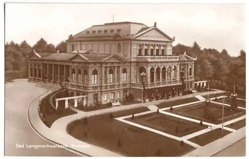 AK, Bad Langenschwalbach, Kurhaus, 1928