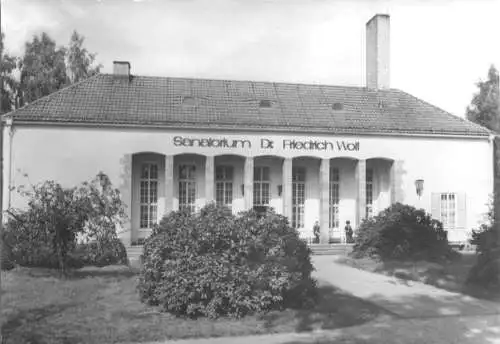 AK, Bad Klosterlausnitz, Sanatorium Dr. Friedr. Wolf