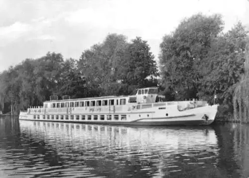 Ansichtskarte, Potsdam, Luxusschiff MS "Sanssouci", 1973