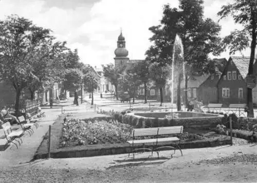 AK, Frauenwald Rstg., Platz des Friedens, 1970