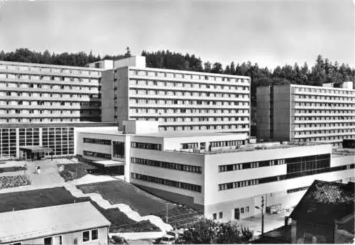 Ansichtskarte, Bad Elster, Neubau Therapiegebäude, 1985