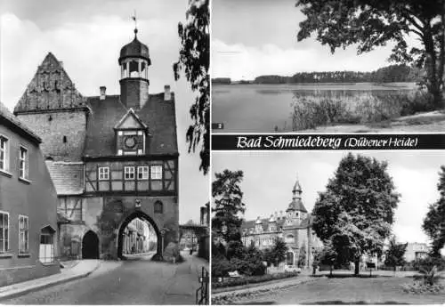 Ansichtskarte, Bad Schmiedeberg, drei Abb., 1969