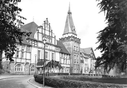 AK, Bernburg Saale, Kreiskulturhaus und Kurhaus, 1980