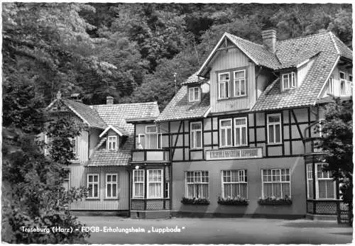 AK, Treseburg Harz, Heim "Luppbode", 1963