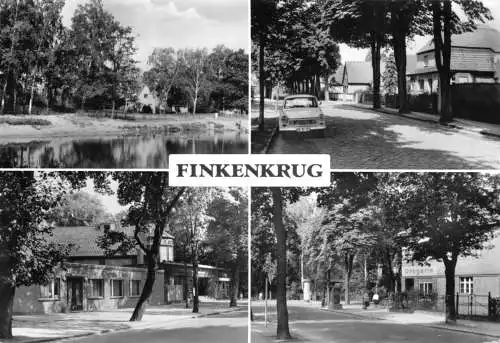 Ansichtskarte, Falkensee bei Berlin, OT Finkenkrug, vier Abb., 1981