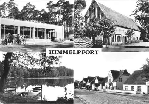 Ansichtskarte, Himmelpfort Kr. Gransee, vier Abb., u.a. Konsum-Kaufhalle, 1978