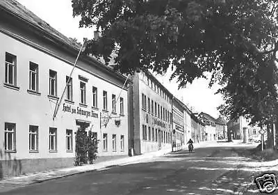 AK, Zöblitz Kr. Marienberg, Hotel zum "Schwarzen Bären"