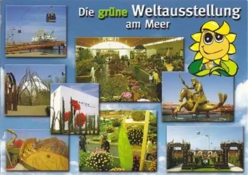 Ansichtskarte, Rostock, IGA, 8 Abb., gestaltet, 2003