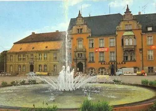Ansichtskarte, Eberswalde-Finow, Platz der Freundschaft, 1983