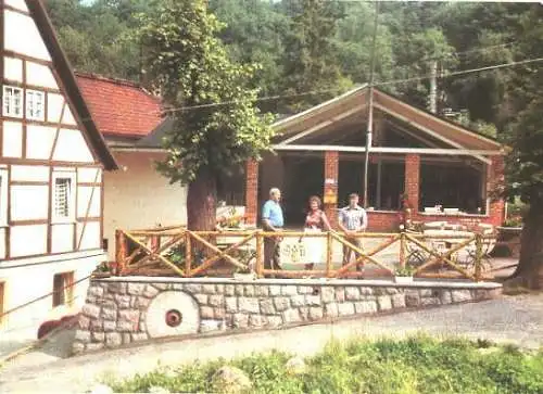 Ansichtskarte, Klipphausen, Gaststätte "Neudeckmühle", 1990, V.1