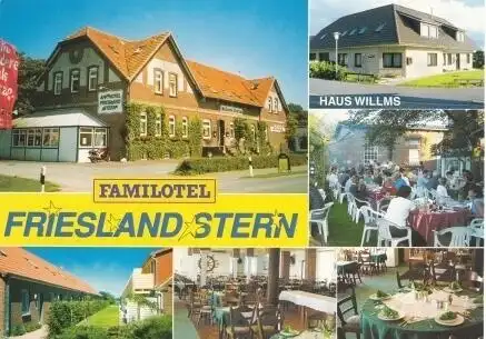 Ansichtskarte, Wangerland, Hotel "Friesland Stern", 6 Abb., 1998