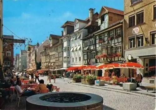 AK, Lindau im Bodensee, Fussgängerzone, 1976