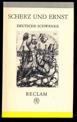 Scherz und Ernst - Deutsche Schwänke des 16. Jahrhunderts, Reclam 326