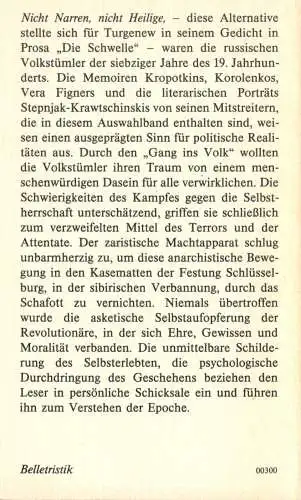 Nicht Narren, nicht Heilige - Erinnerungen russ. Volkstümler, 1984, Reclam 1984