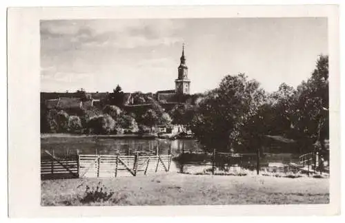 Ansichtskarte, Templin Uckermark, Teilansicht, 1953