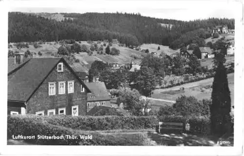 Ansichtskarte, Stützerbach Thür. Wald, Teilansicht, 1955