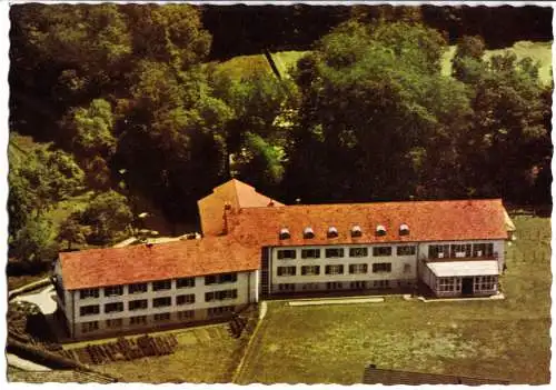 Ansichtskarte, Konstanz Bodensee, Lehrlings- und Schülerheim Don Bosco, Luftbild, um 1980