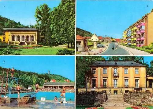 Ansichtskarte, Bad Freienwalde, vier Abb., 1980