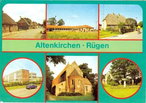 AK, Altenkirchen Rügen, sechs Abb., 1990