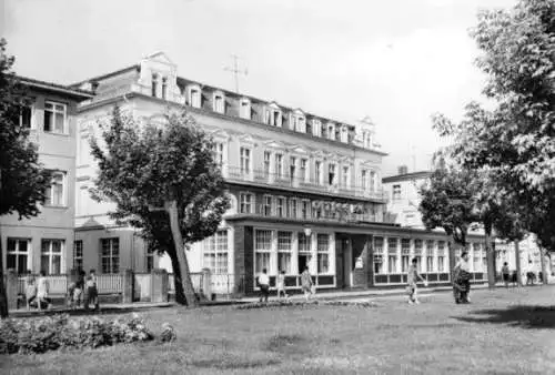 AK, Seebad Ahlbeck Usedom, Ostseehotel, 1972