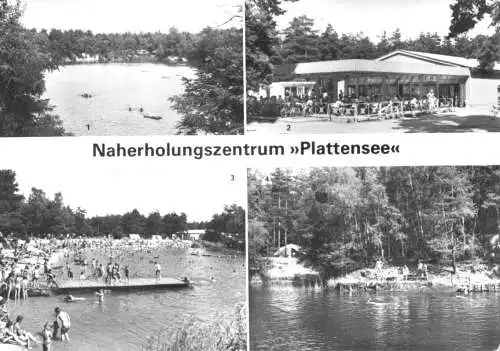 AK, Kreis Burg, Naherholungszentrum "Plattensee", vier Abb., 1984