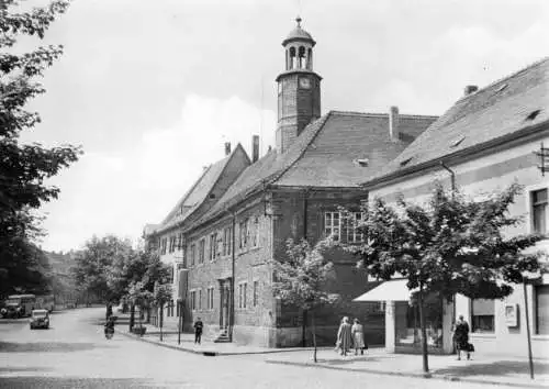 AK, Lutherstadt Eisleben, Straße der Opfer des Faschismus, belebt, 1968