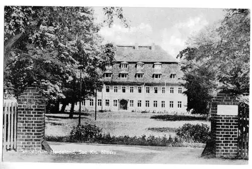 Ansichtskarte, See Kr. Niesky, Sanatorium Heideland, 1969
