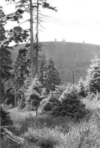 AK, Harz, Blick zum Brocken, 1878