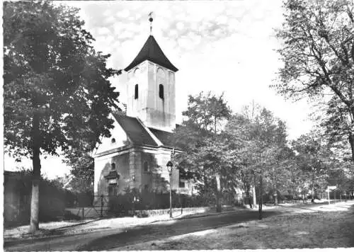 Ansichtskarte, Berlin Hermsdorf, Dorfkirche, um 1959