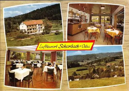 Tour. Prospekt, Scharbach Odw., Gasthaus und Pension "Kühler Grund", um 1970