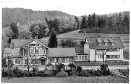 Ansichtskarte, Ernstroda Kr. Gotha, FDGB-Heim "Otto Heller", 1965