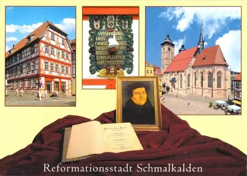 AK, Schmalkalden, Reformationsstadt, vier Abb., um 1998