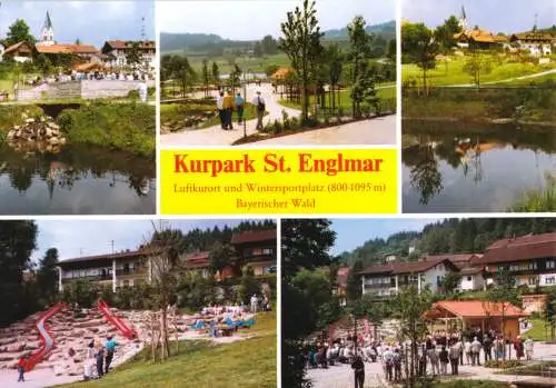 AK, St. Englmar Bayer. Wald, Kurpark, fünf Abb., 1992