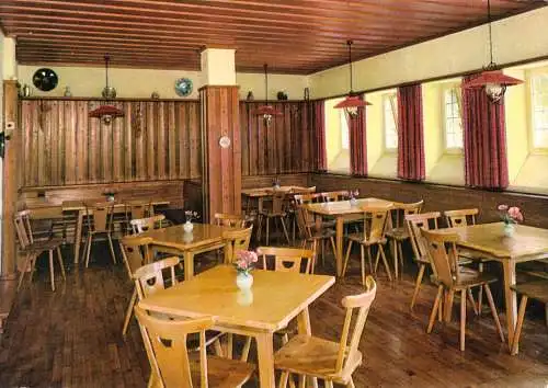 AK, Mosbach Baden, Michael-Rott-Schule der Gewerkschaft ÖTV,  Klubraum, 1980