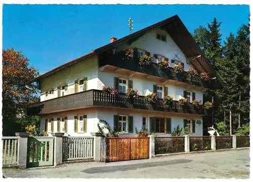 Ansichtskarte, Bad Tölz, Kurpension Bolzmacher, Kyreinstr. 11, 1989