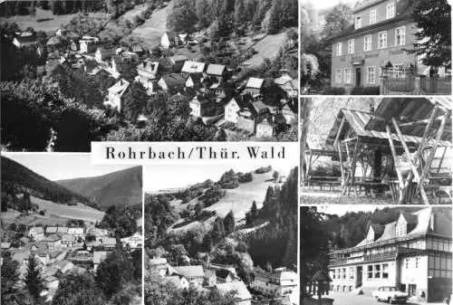 Ansichtskarte, Rohrbach Kr. Rudolstadt, sechs Abb., 1984