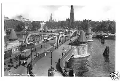 Ansichtskarte, Rotterdam, Koningsbruk, ca. 1936