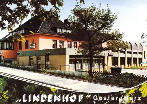 Ansichtskarte, Goslar Harz, Gaststätte Lindenhof, Schützenallee 1, um 1988
