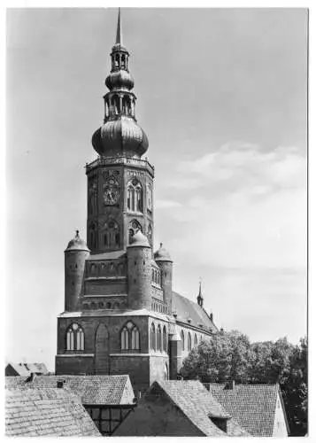 Ansichtskarte, Greifswald, Dom St. Nicolai, 1974