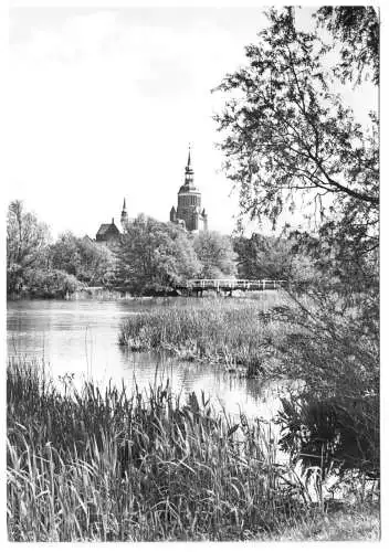 AK, Stralsund, Am Knieperteich, 1976