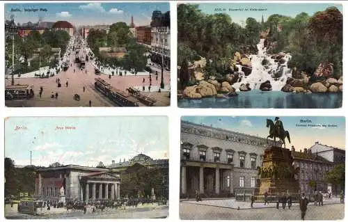 Posten 36 alten AK, Berlin, zumeist zwischen 1900 und 1925