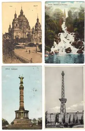 Posten 36 alten AK, Berlin, zumeist zwischen 1900 und 1925