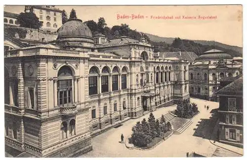 AK, Baden-Baden, Friedrichsbad und Kaiserin Augustabad, 1903