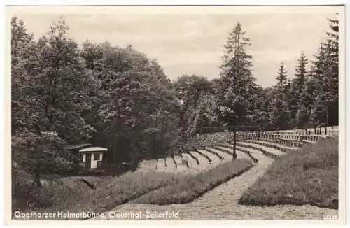 Ansichtskarte, Clausthal-Zellerfeld, Oberharzer Heimatbühne, Gesamtansicht, um 1938